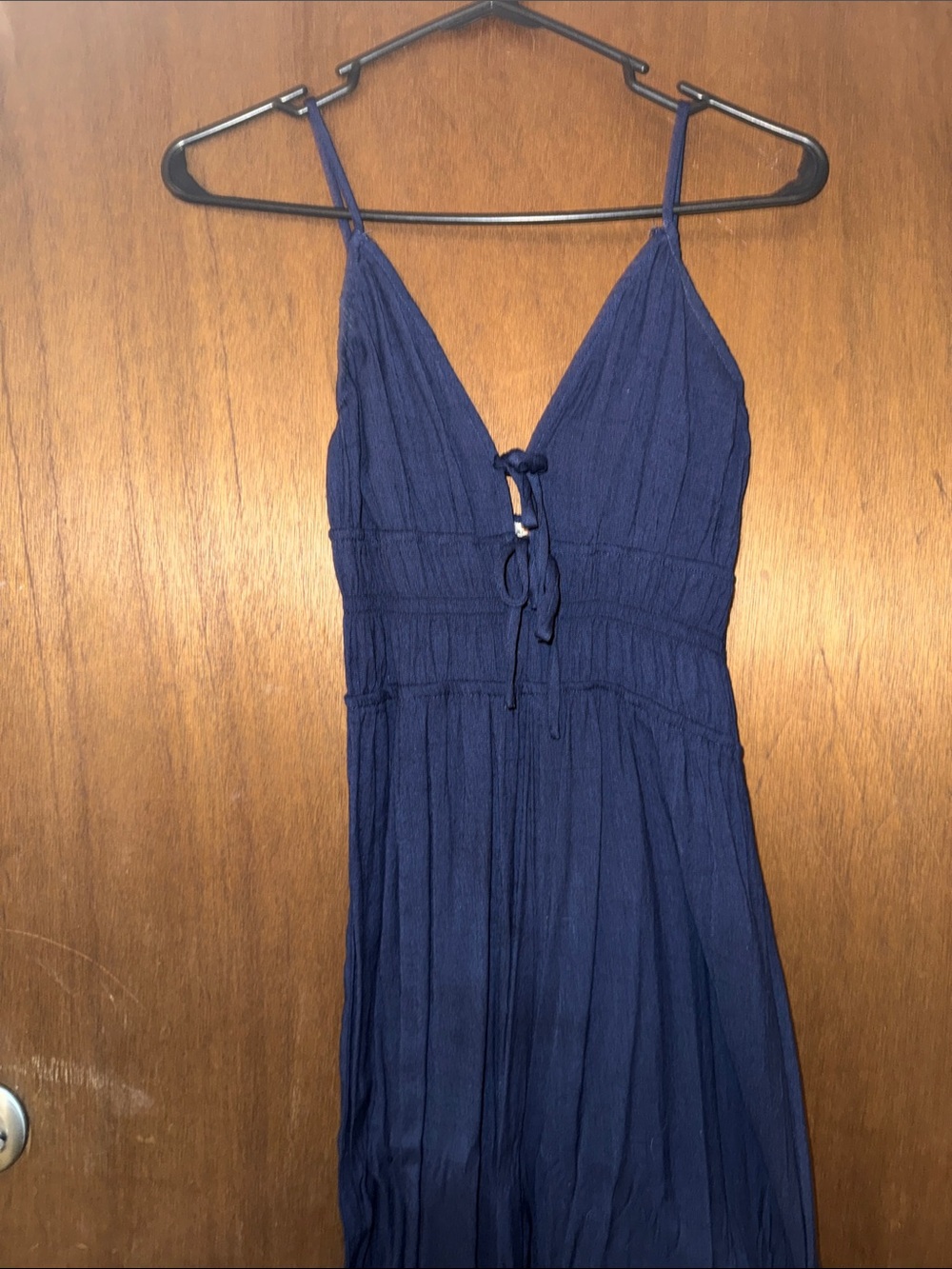 Francesca’s Navy Blue One-Piece Jumpsuit - Unbranded